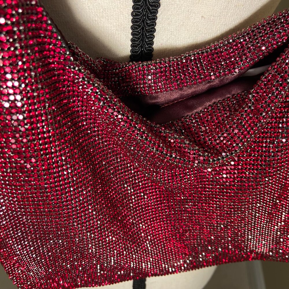 EXTREMELY RARE-CHERRY RED KARA HANDBAG - Picture 5 of 6